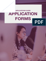 Applications Guide 2021 Application Forms