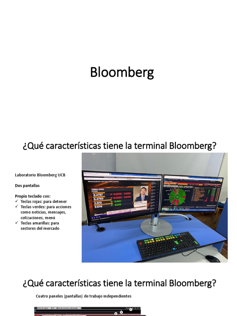 Bloomberg | PDF | Interfaz de línea de comando | Microsoft Excel