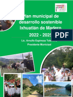 Plan Municipal de Desarrollo Sostenible Ixhuatlán de Madero 2022-2025