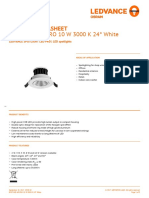 SPOT LED AD PRO 10 W 3000 K 24° White: Product Datasheet