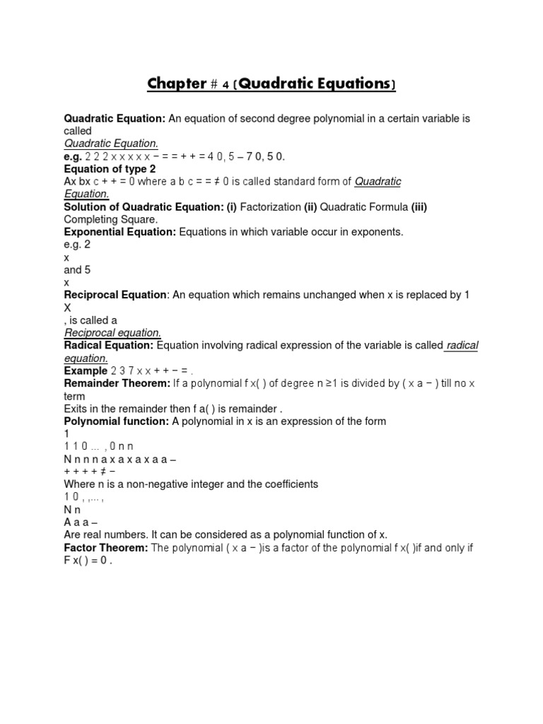 Definition Chapter 4+9-14 | PDF | Angle | Polynomial