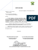 Carta de Cese 2022