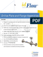 Orifice Plate and Flange Assemblies: or Ifice Plate Flang e S