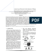A Survey On Application Layer Protocols For The Internet of Things Transaction On IoT and Cloud Computing