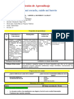 Sesión de Aprendizaje JUEVES 24 - 11-22