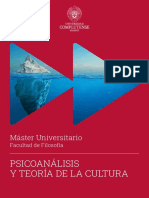 Master Cultura y Teoría Del Psicoanalisis