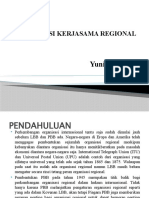 ORGANISASI KERJASAMA REGIONAL