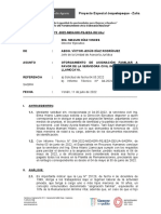 Informe Sobre Asigacion Familiar A Servidora Bajo El Regimen de La Actividad Privada