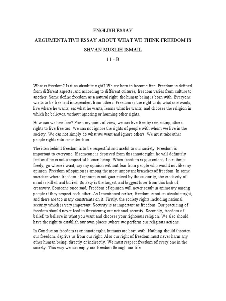 defining-freedom-an-argumentative-essay-on-the-meaning-of-freedom-and