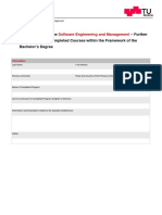 Software Engineering and Management Masters Programme