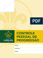 Controle pessoal de progressão do escoteiro