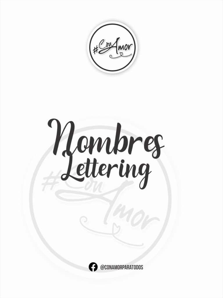 Nombres en Lettering | PDF