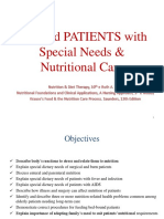Diet For PATIENTS With Special Needs