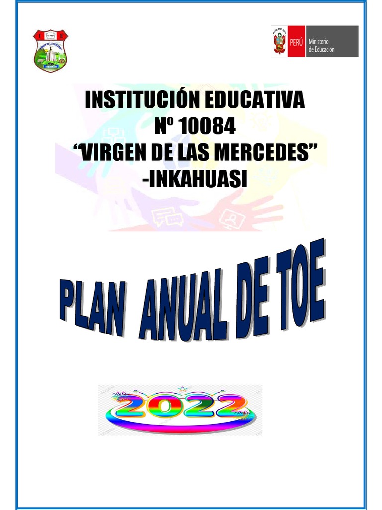 Plan Anual de Tutoría 2022 - I.E. 10084 | PDF | La violencia contra las ...