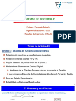 Sistemas de Control 2 - Unidad 3a