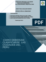 Clasificación de ciudades peruanas según población e ingresos