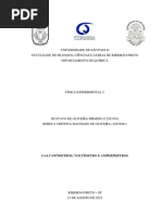 Relatório 1 - Galvanômetros, Voltímetro e Amperímetros
