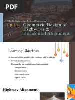 Geometric Design of Highways 2 - Horizontal Alignment