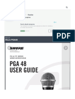 Manual Shure PGA48 (4 Páginas)