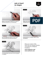 Draw Gargoyle Charcoal Step-by-Step