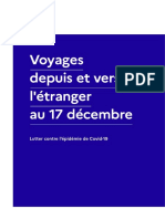 Voyages Depuis Et Vers L'étranger Au 17 Décembre