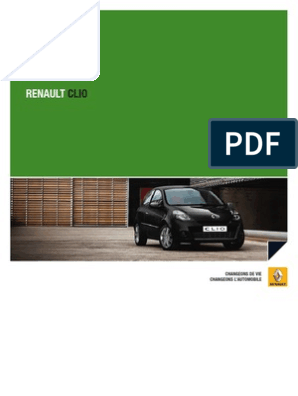 Ebrochure Clio3, PDF, Renault
