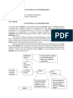 ACCOUNTING AS AN INFORMATION (Module - Meeting 4)