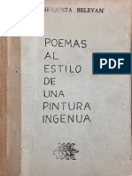 Poemas Al Estilo de Una Pintura Ingenua - Enriqueta Belevan