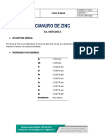 Ft-Id-01 Cianuro de Zinc