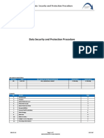 SOP 067 Data Security and Protection Procedure R00 05 18