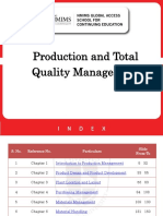 Production & Total Quality Management PPT