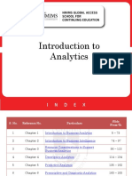 Introduction To Analytics