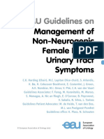 EAU Guidelines On Non Neurogenic Female LUTS