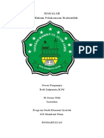 Makalah Dasar Hukum Pelaksanaan Ibadatullah