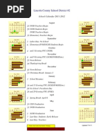 2010-2011 School Calendar | PDF | Observances | Holidays