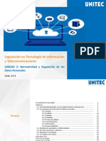 Normatividad y protección de datos personales