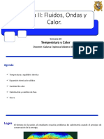 Física II: Calorimetría y cambios de fase