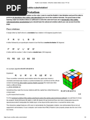 Rubik's Cube Notation - What the rotation letters mean_ F R' U2