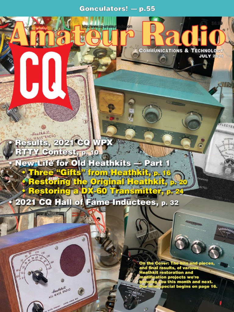 CQ Amateur Radio July 2021 | PDF | Telecommunications | Radio