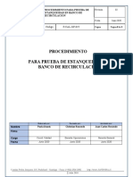 P-Cal-Gp-019 Procedimiento de Prueba de Estanqueidad en Banco de Recirculacion