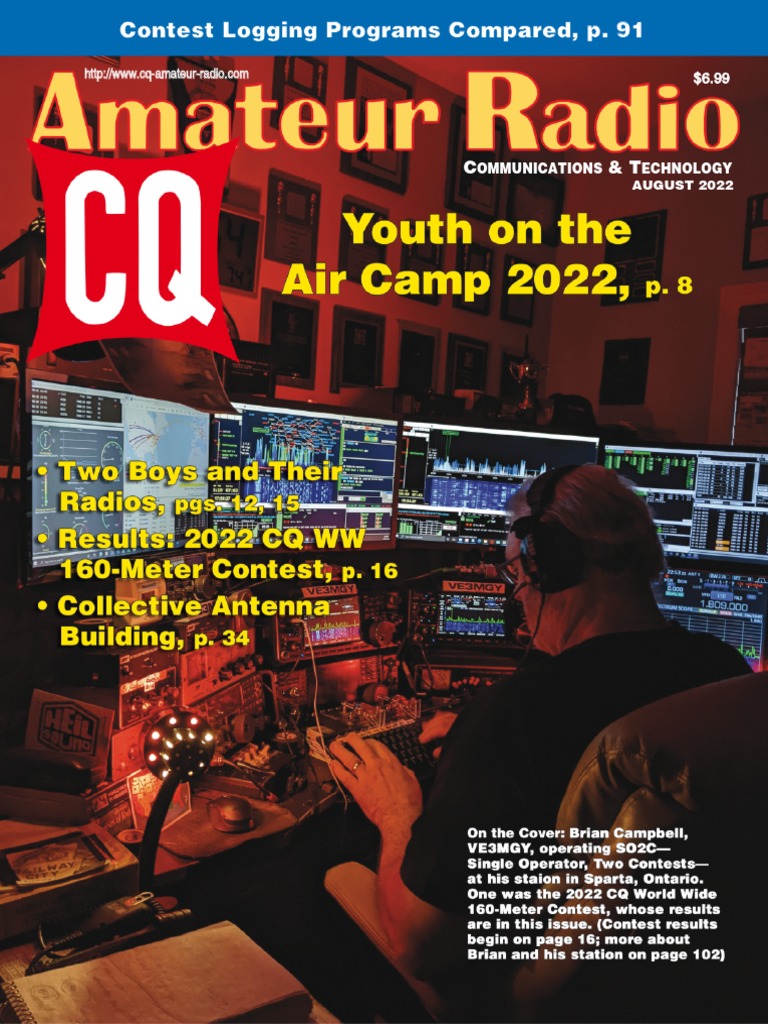 CQ Amateur Radio 08-2022 | PDF | Amateur Radio | Radio