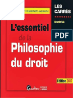 (Les Carres) Viala, Alexandre - L'Essentiel de La Philosophie Du Droit-Gualino (2017)