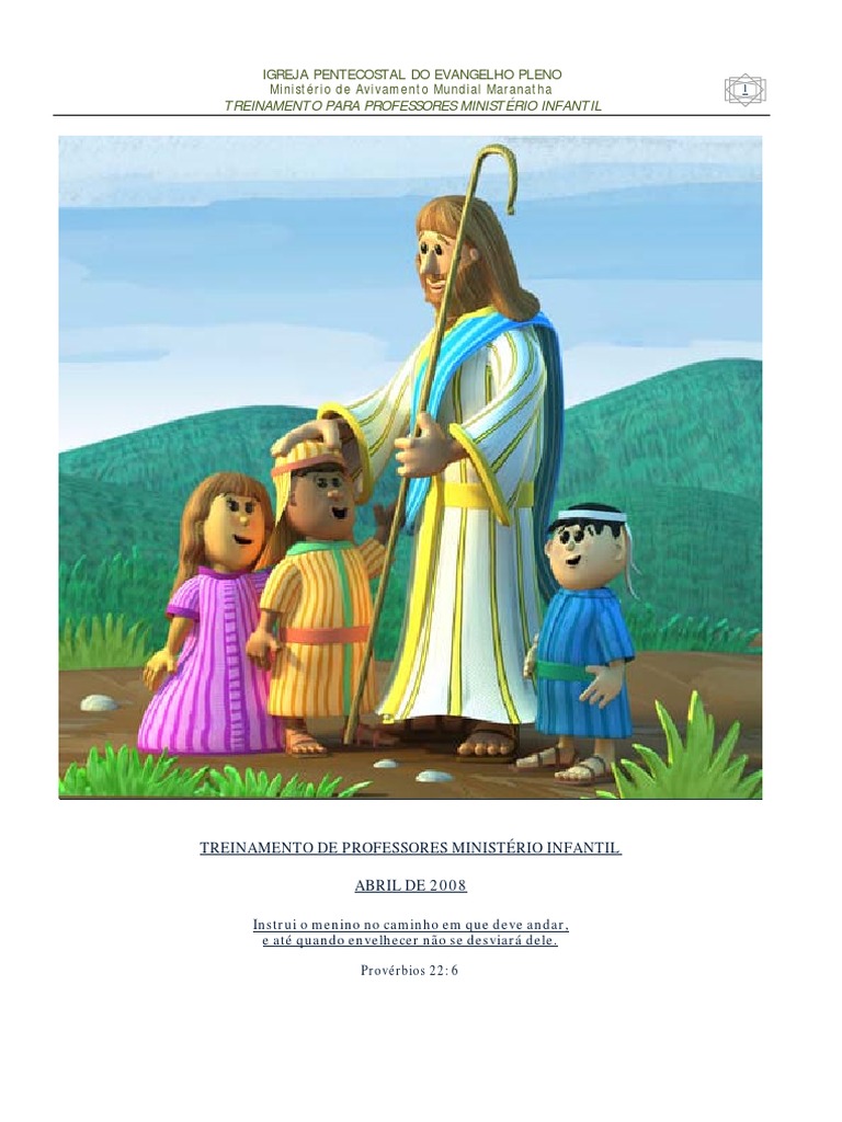 Treinamento para Professores de Ministério Infantil | PDF | Jesus ...
