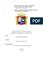 Infome de Feria de Ciencias Ofi