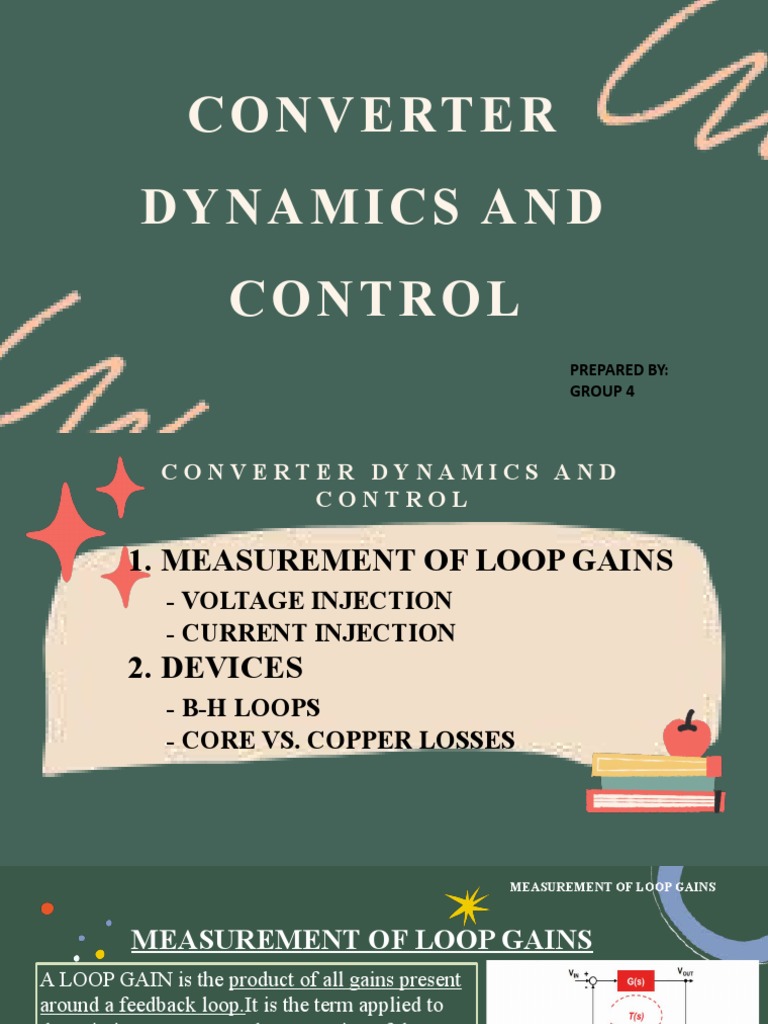 Converter Dynamics and Loop Gain Analysis | PDF | Inductor | Transformer