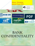 Bank Confidentiality 2022
