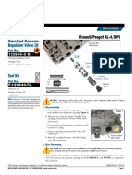 Oversized Pressure Regulator Valve Kit: Renault/Peugot AL-4, DPO