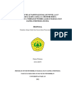 Proposal Penelitian Dania Manual