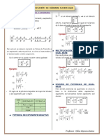 Potenciación de Números Racionales