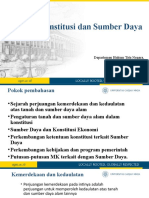 Konstitusi - Sumber Daya